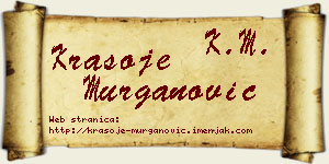 Krasoje Murganović vizit kartica